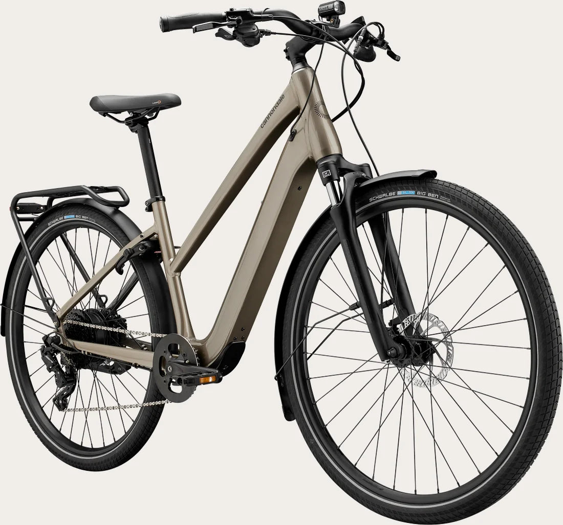 Cannondale Mavaro Neo SL 1 Low Step-Thru Electric Urban Bike - Smoke Black