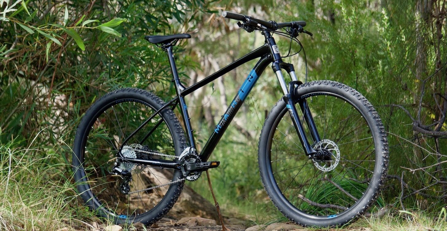 Marin Bobcat Trail 3 Hardtail Mountain Bike - Gloss Black/Charcoal/Cyan