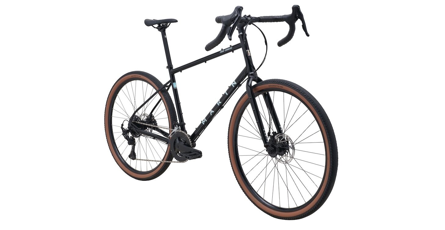 Marin Four Corners (Sword) Gravel Bike Black/Silver · The