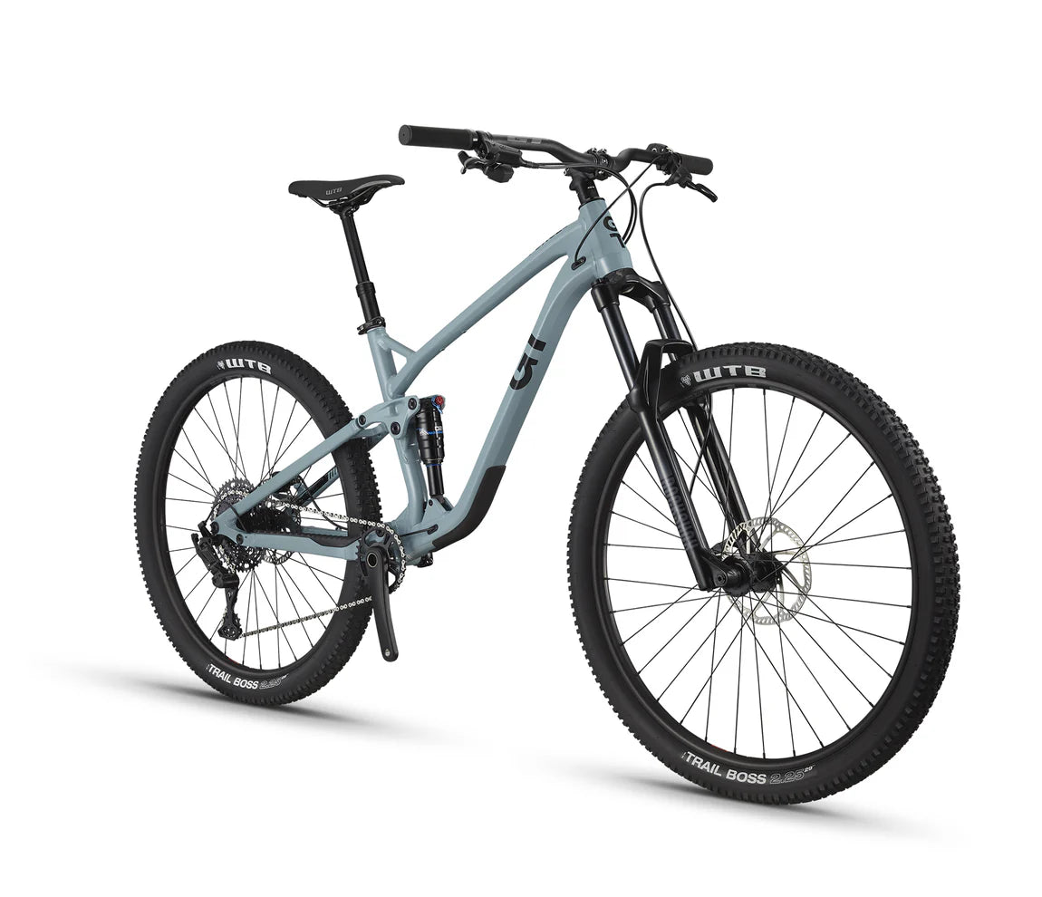 GT Sensor Sport Full Suspension Trail Bike - June Gloom
