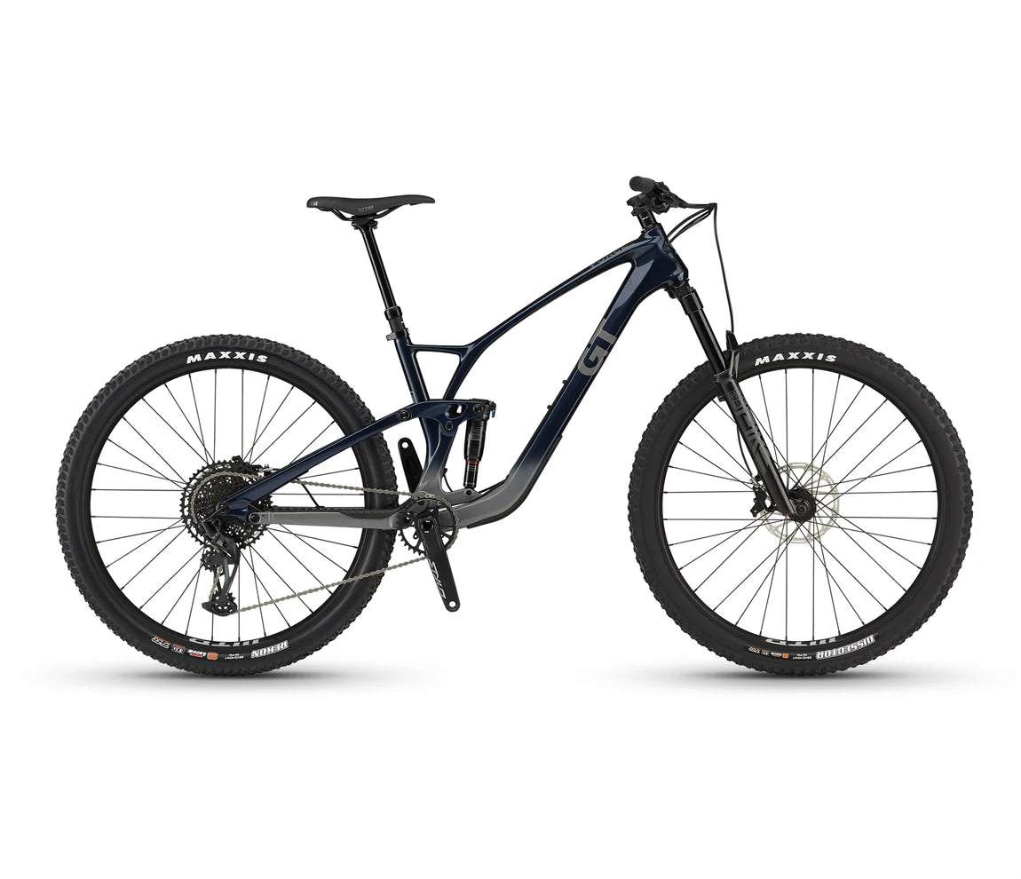 GT Sensor ST Carbon Pro Full Suspension Trail Bike - Indigo