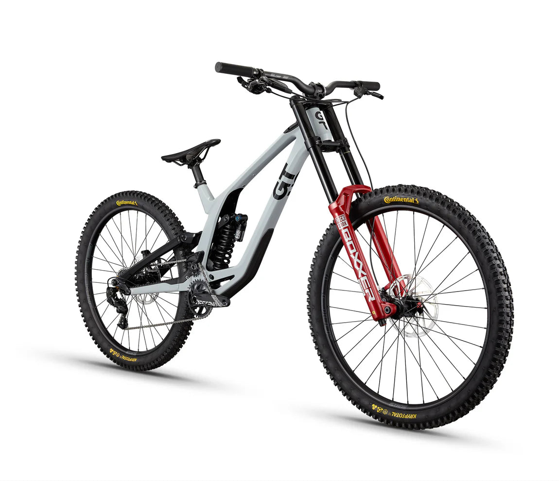 GT Fury Carbon Pro Full Suspension Mountain Bike - Grey