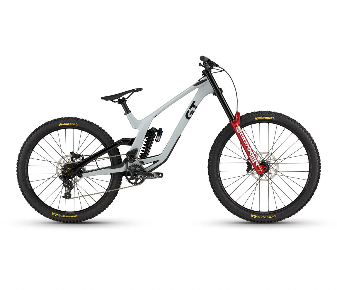 GT Fury Carbon Pro Full Suspension Mountain Bike - Grey