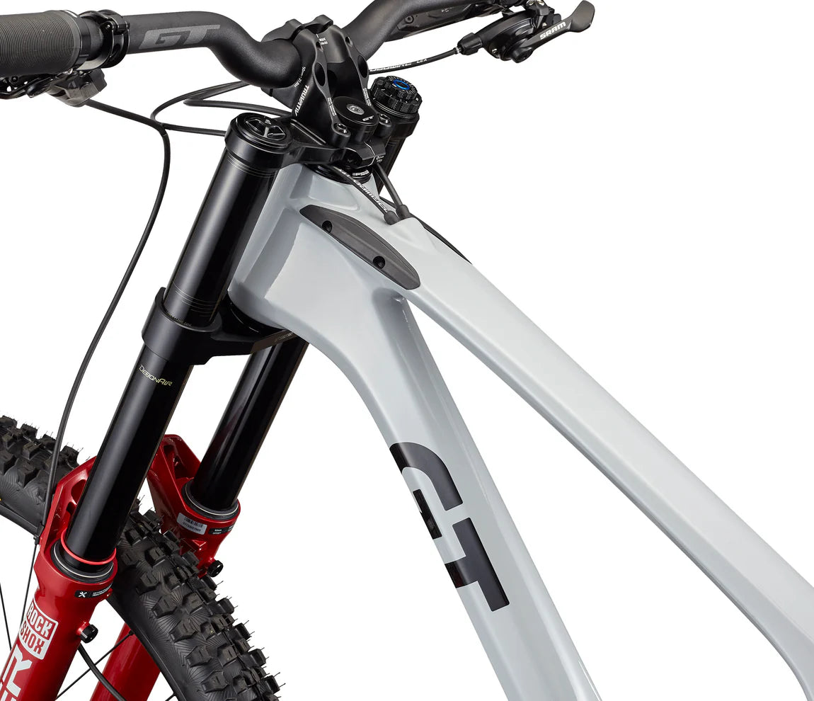 GT Fury Carbon Pro Full Suspension Mountain Bike - Grey