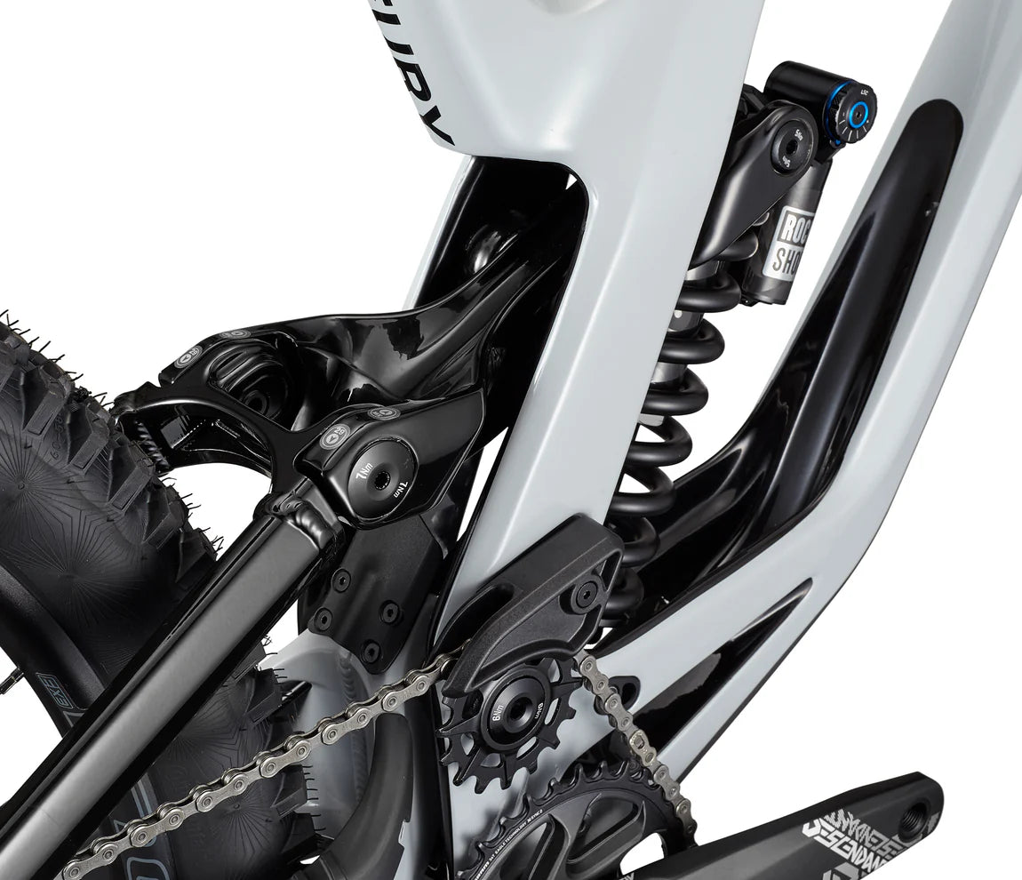 GT Fury Carbon Pro Full Suspension Mountain Bike - Grey
