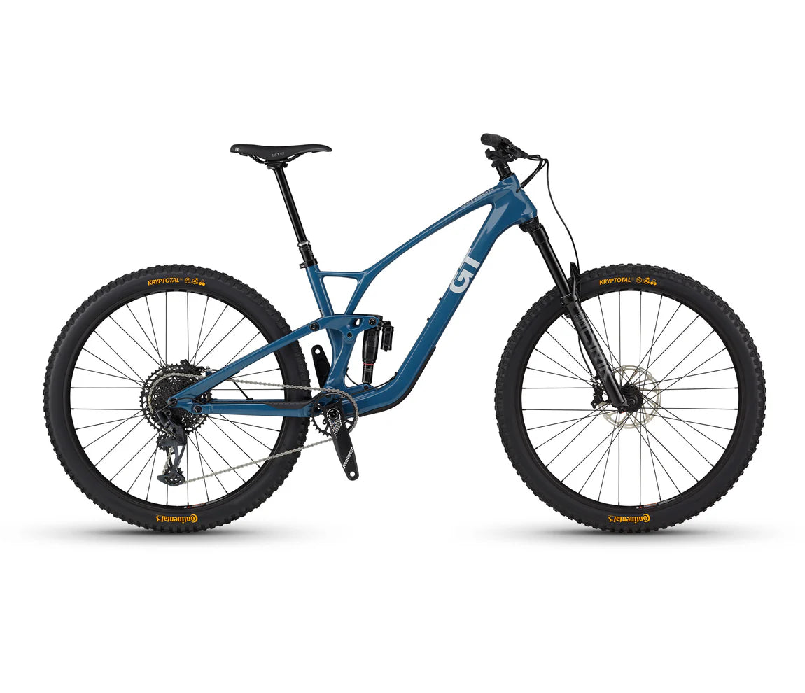 GT Sensor Carbon Pro Full Suspension Trail Bike - Dusty Blue