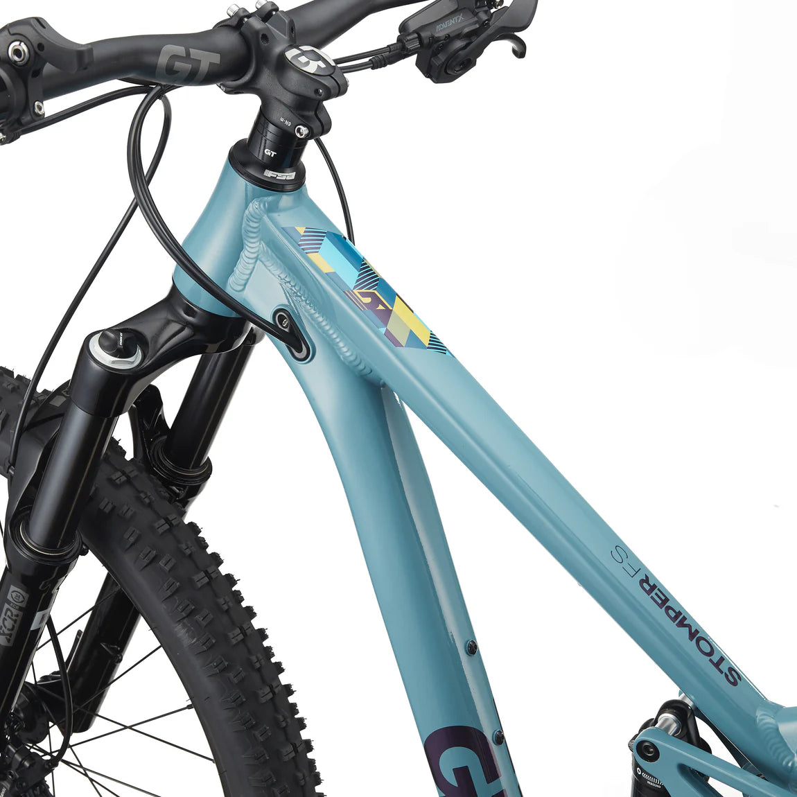 GT Stomper FS Ace Kids Mountain Bike - June Gloom