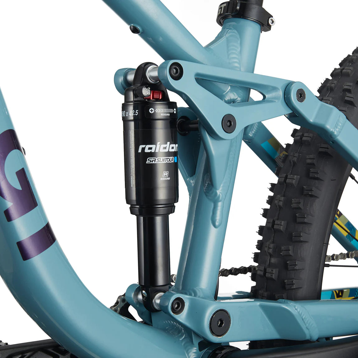 GT Stomper FS Ace Kids Mountain Bike - June Gloom