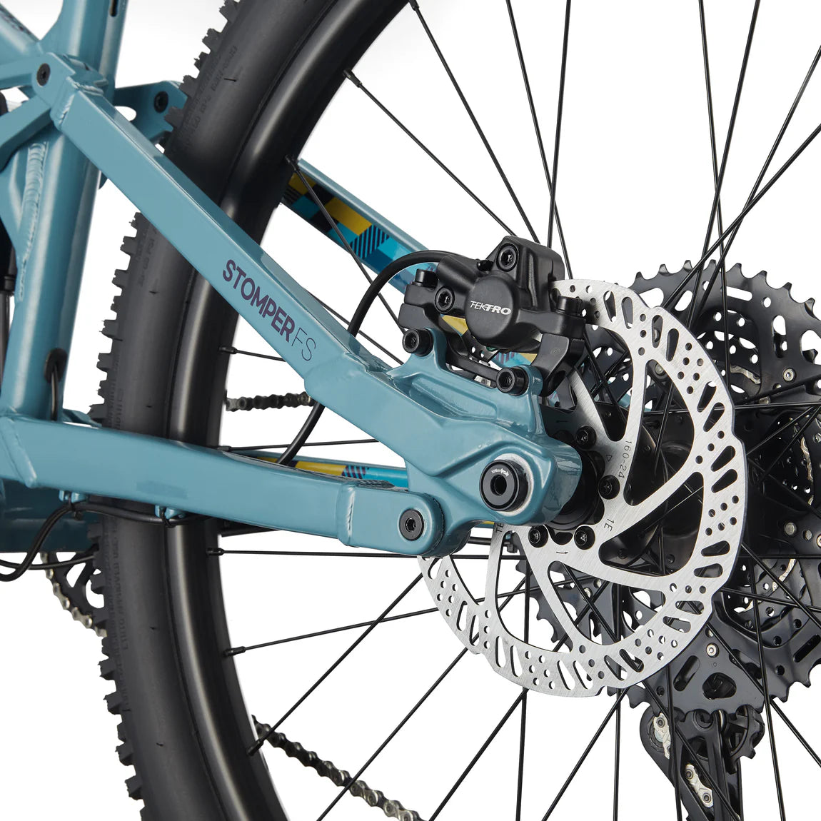 GT Stomper FS Ace Kids Mountain Bike - June Gloom