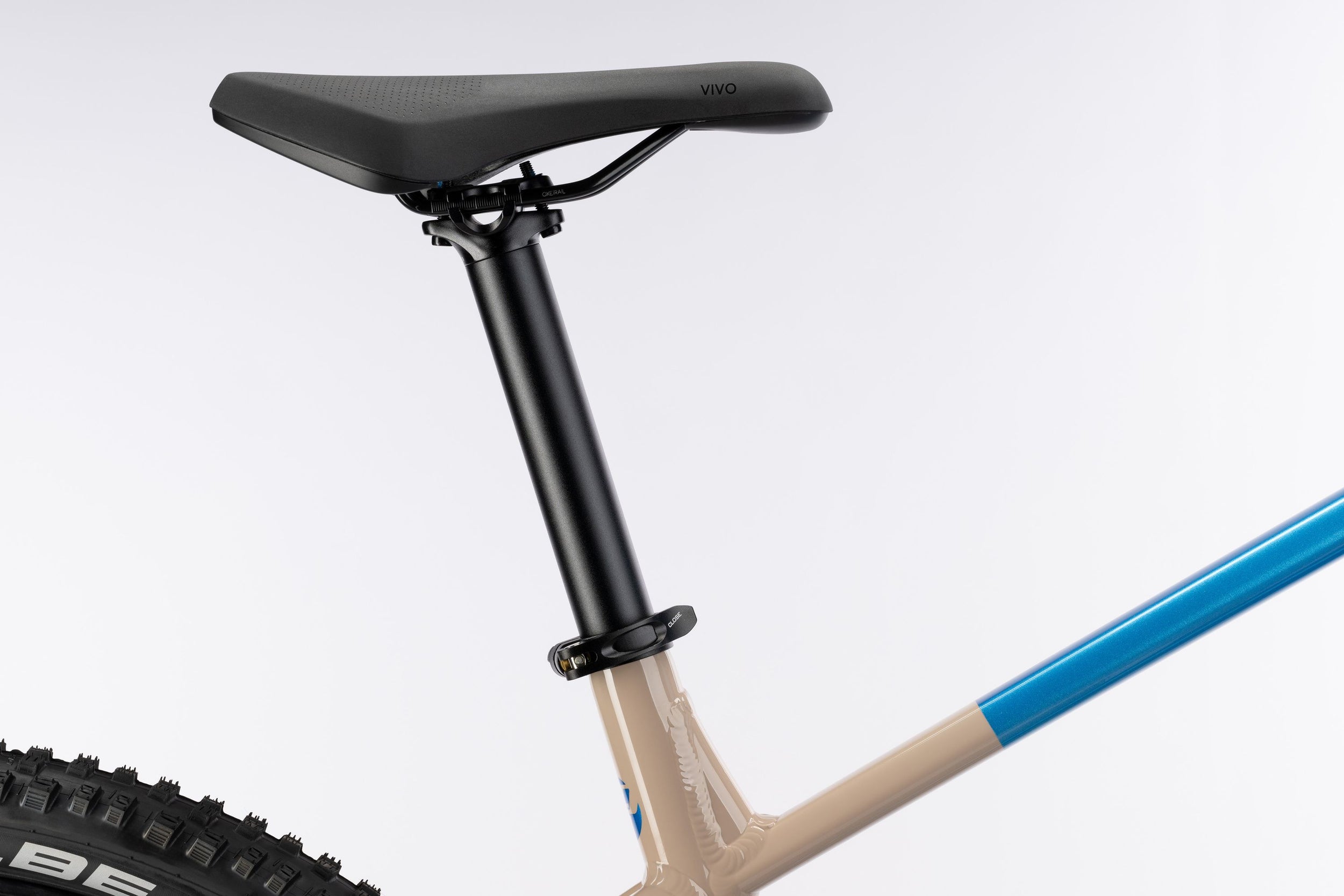 Ghost E-Teru Universal Electric Mountain Bike - Atlantic Blue/Coffee Ice Rose - Glossy