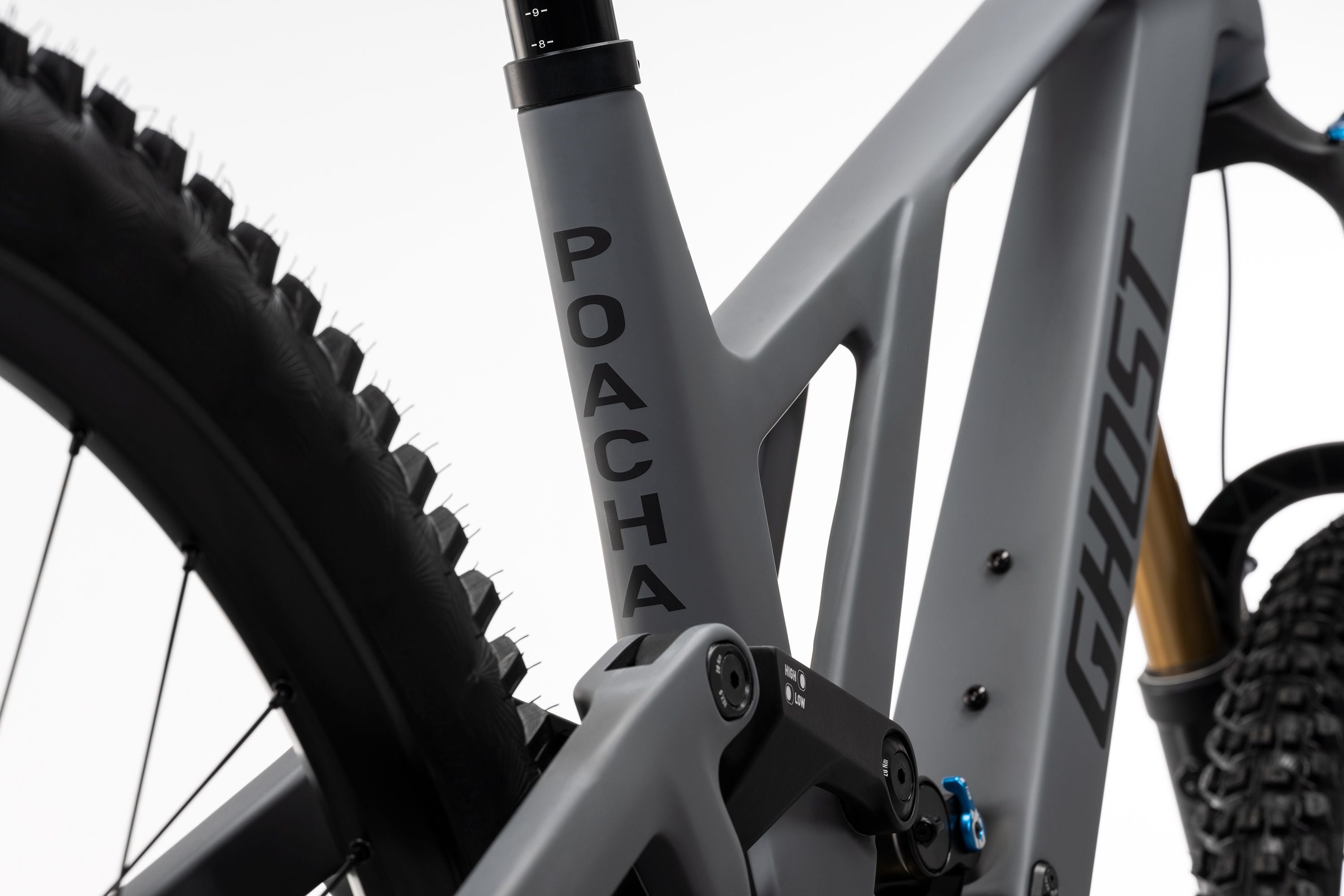 Ghost Poacha Pro Mountain Bike - Gray Slab/Black - Matt