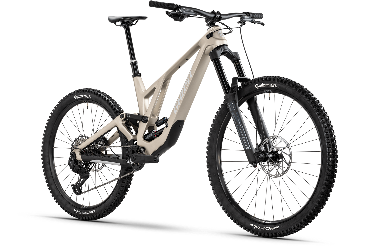 Ghost Poacha Mountain Bike - Coffee Dusty Desert/Gray Silver - Matt