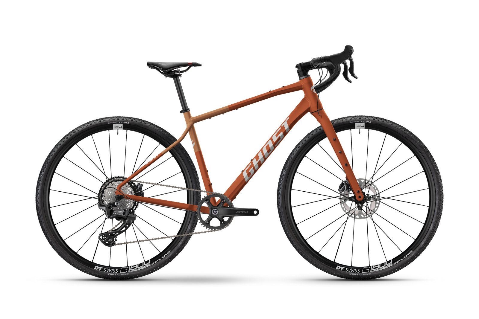 Ghost Asket Advanced Gravel Bike - Rustic Ember/Saffron Sunset - Matt
