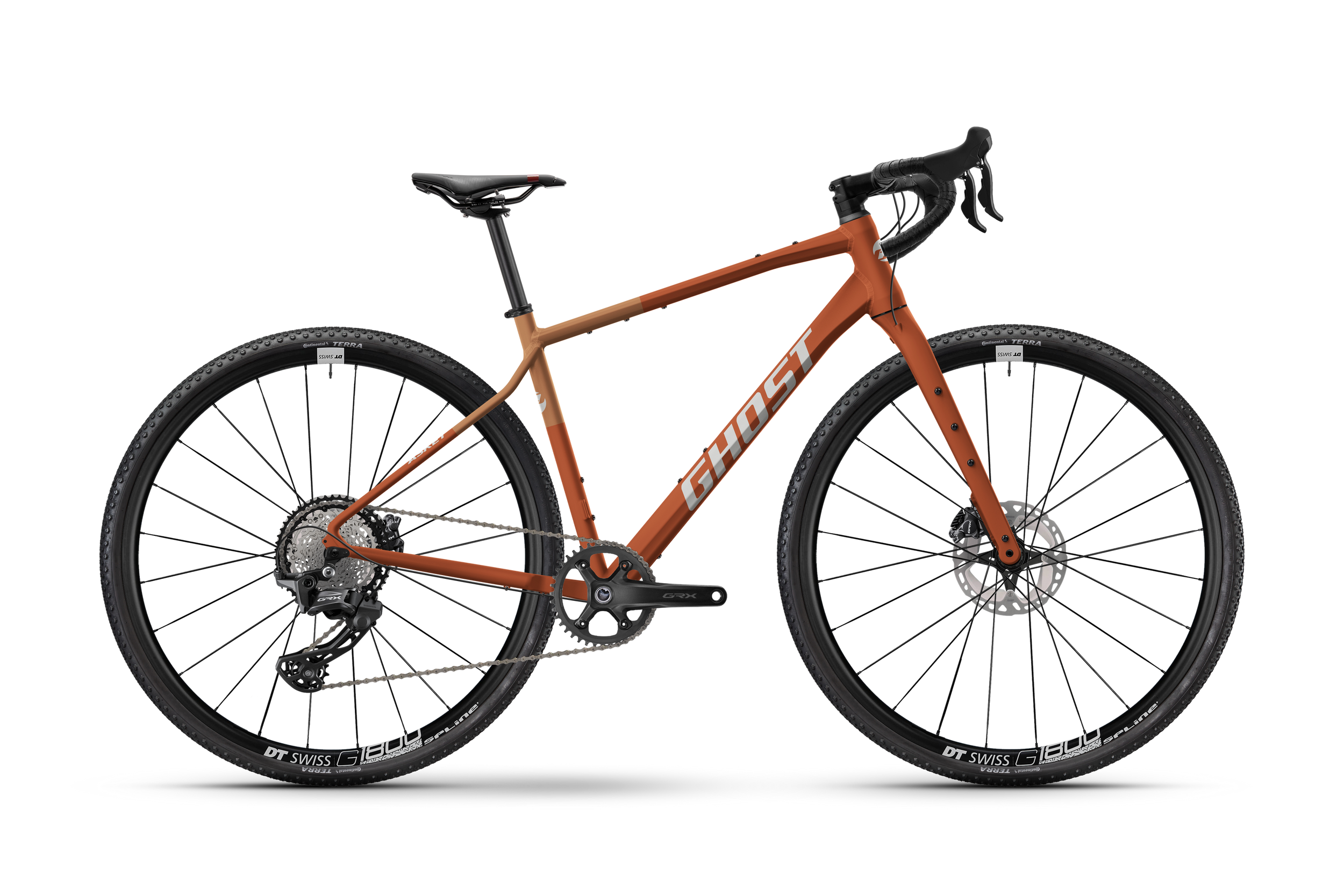 Ghost Asket Advanced Gravel Bike - Rustic Ember/Saffron Sunset - Matt