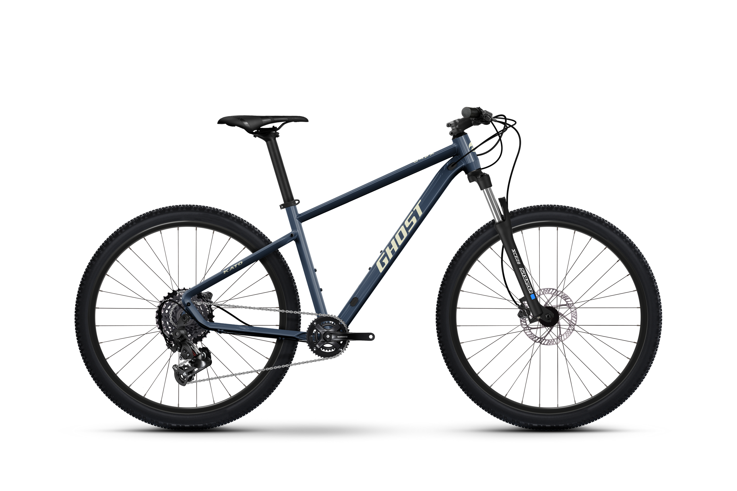 Ghost Kato Mountain Bike - Ink Blue/Dusty Green - Glossy