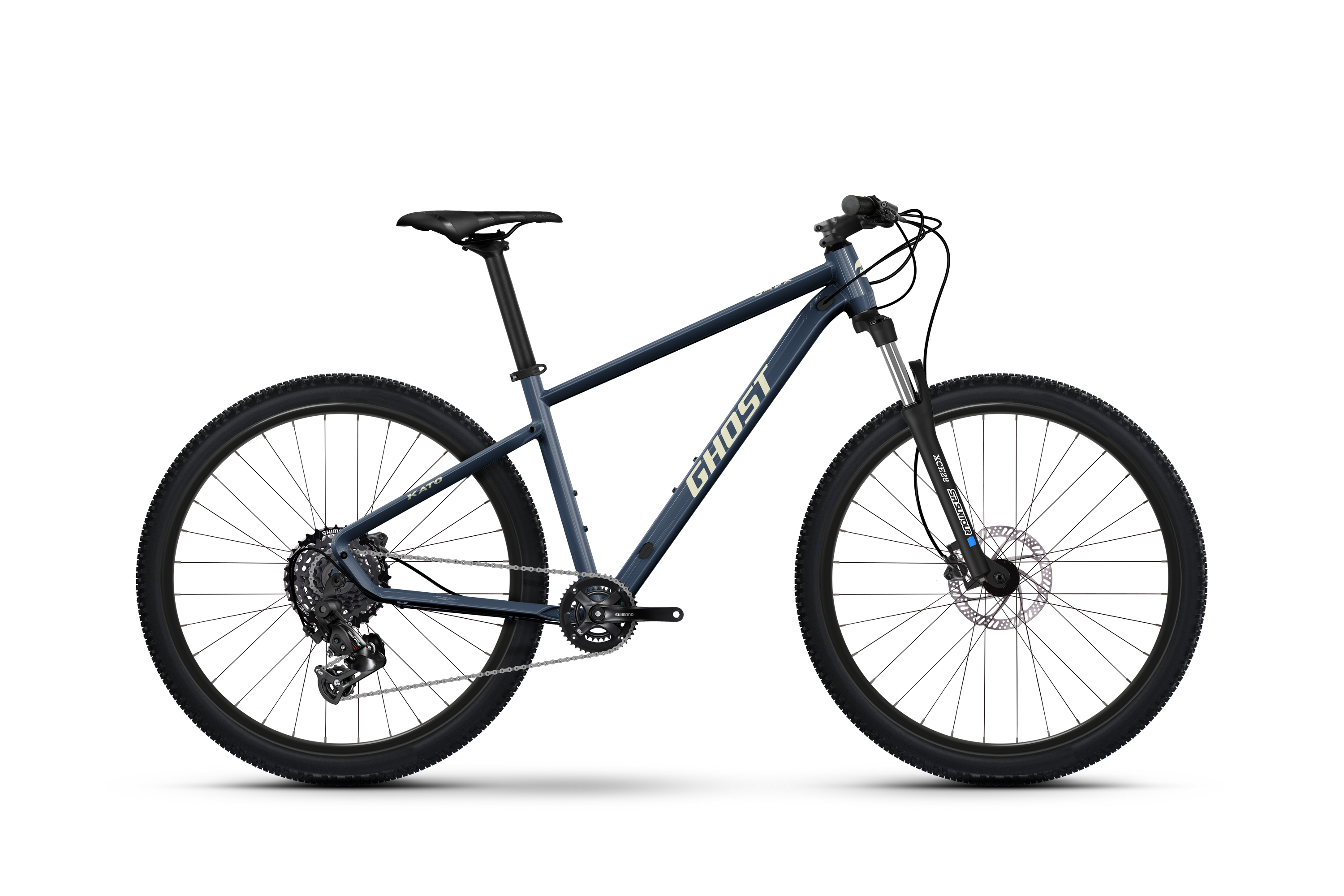 Ghost Kato Mountain Bike - Ink Blue/Dusty Green - Glossy
