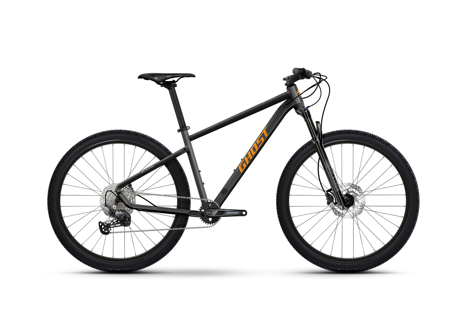 Ghost Kato Pro Mountain Bike - Blazing Black/Dazzling Mango - Glossy