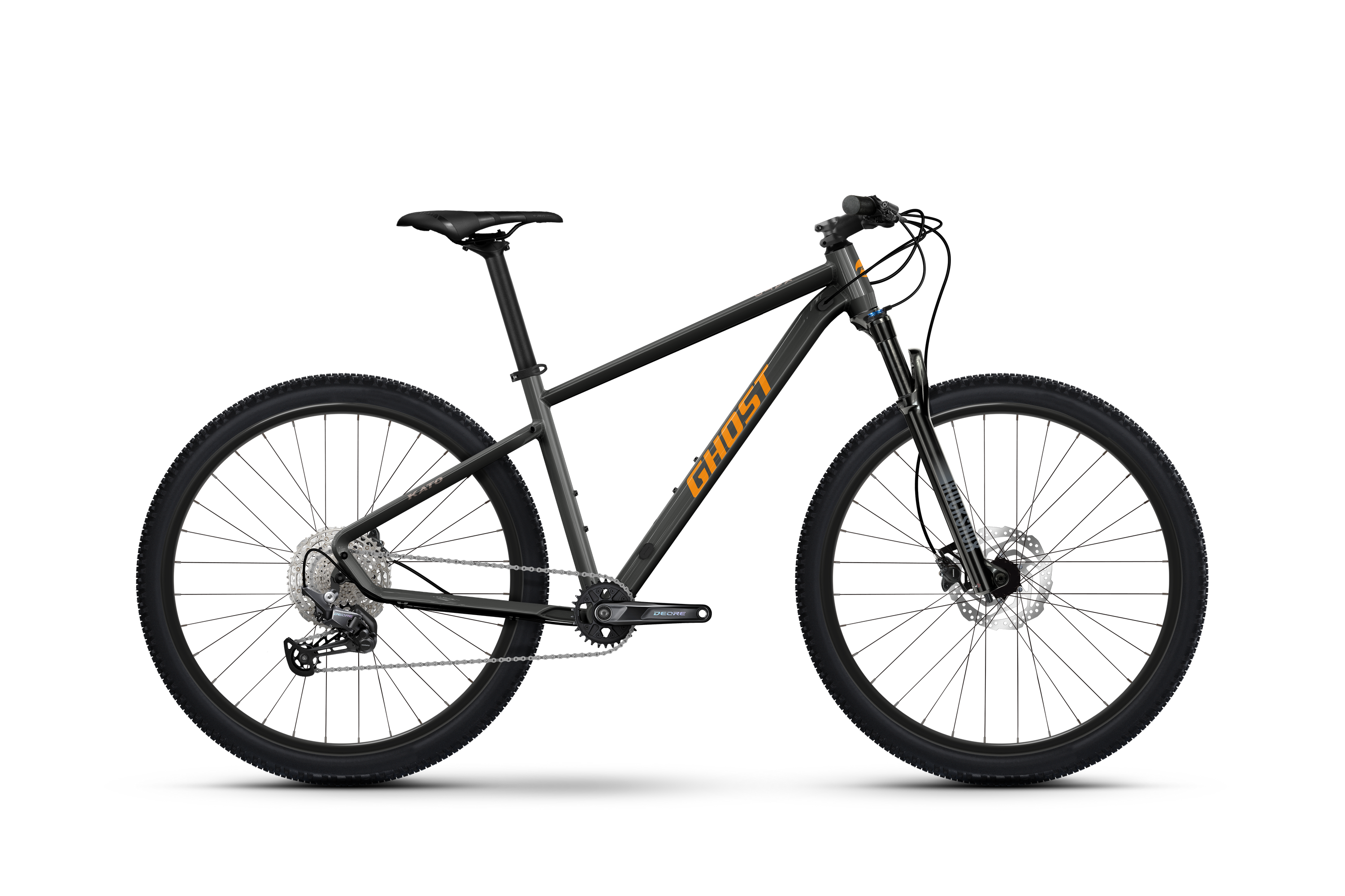 Ghost Kato Pro Mountain Bike - Blazing Black/Dazzling Mango - Glossy
