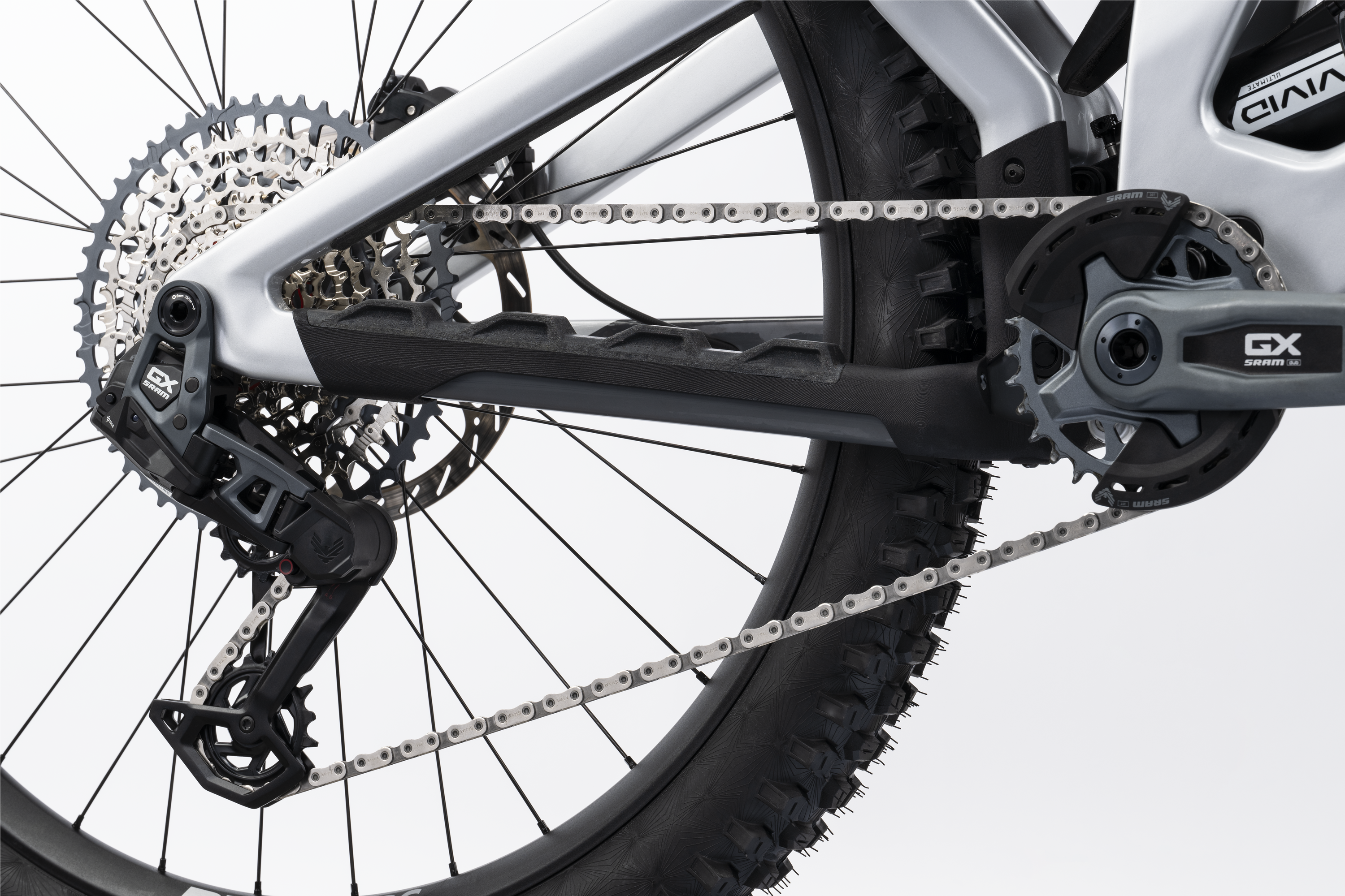 Ghost Poacha Full Party Mountain Bike - Gray Silver/Gray Slab - Glossy
