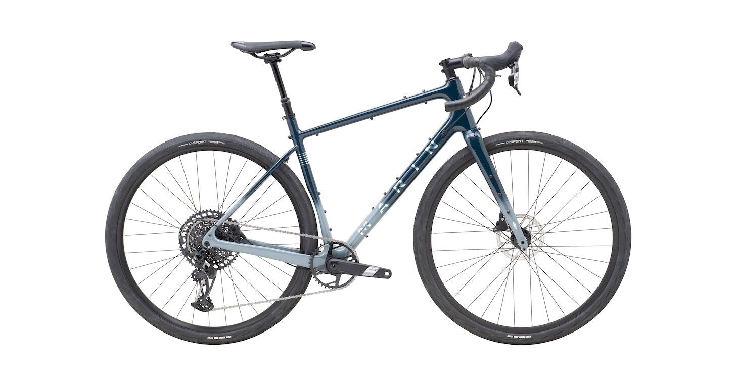 Marin Headlands 2 Gravel Bike - Gloss Dark Blue/Gray/Light Blue