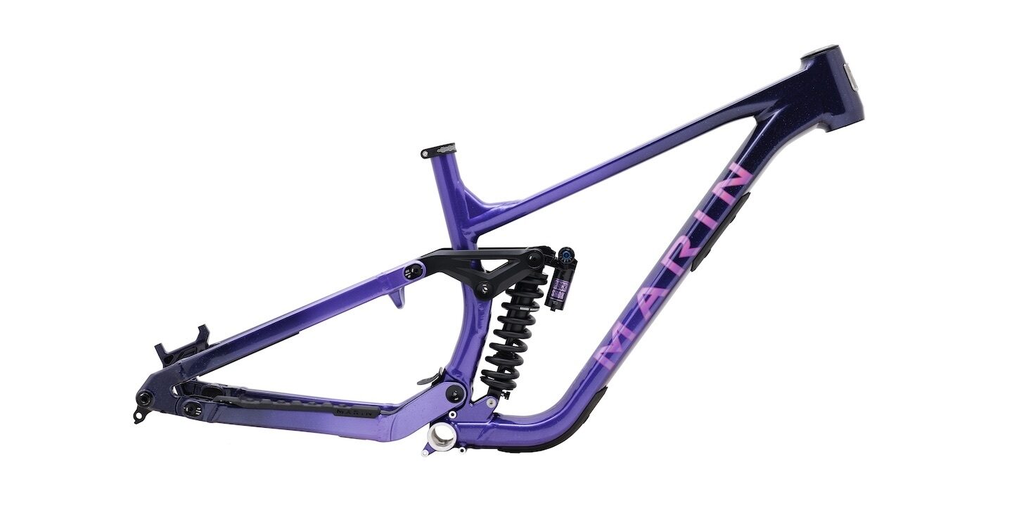 Marin Quake Full Suspension Mountain Bike Frameset - Purple Fade