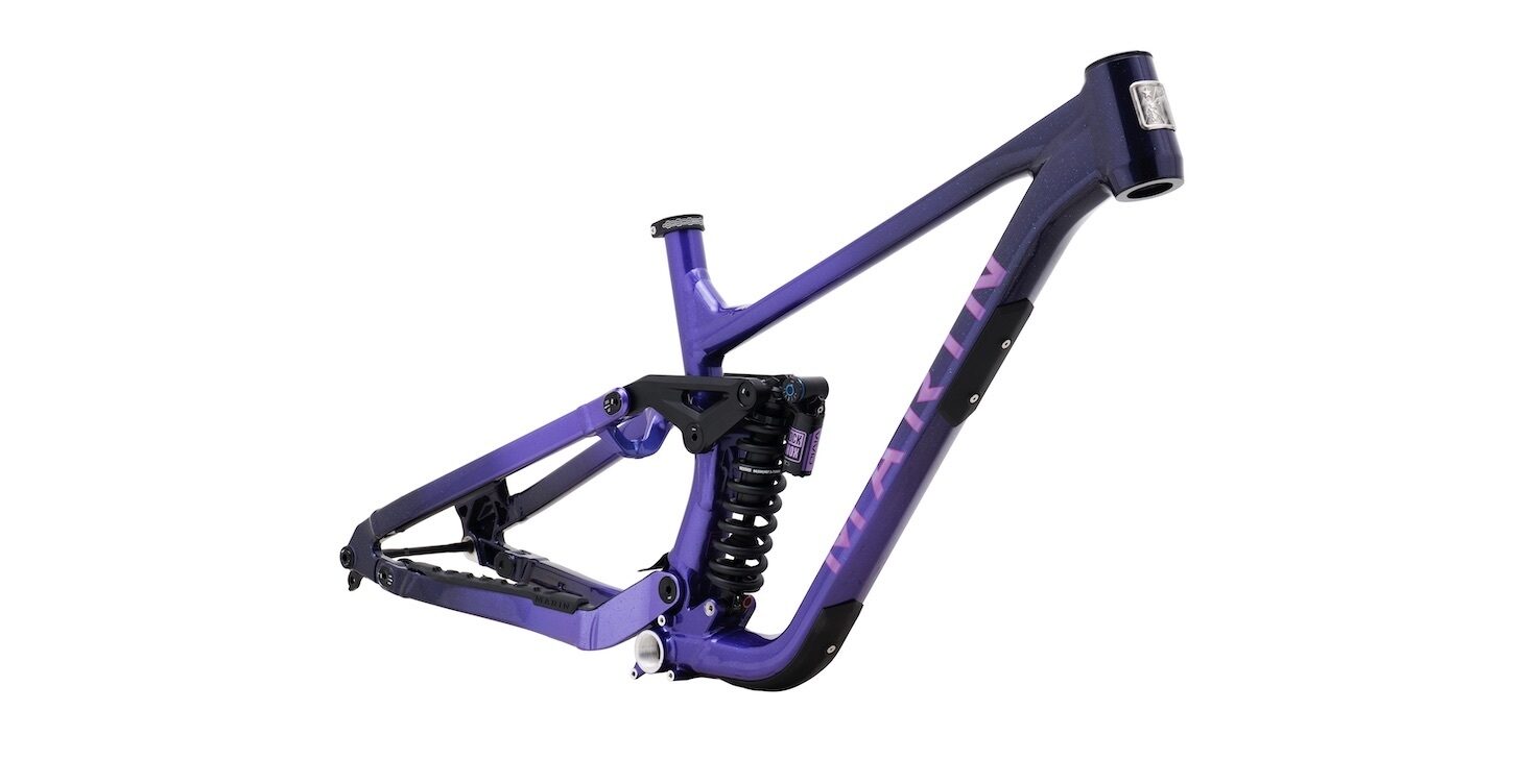 Marin Quake Full Suspension Mountain Bike Frameset - Purple Fade