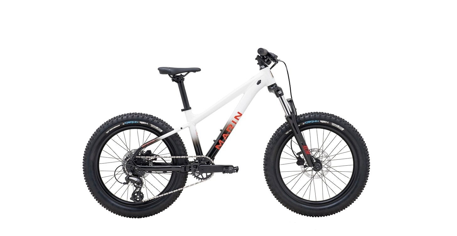 Marin San Quentin 20" Hardtail Childrens Mountain Bike - White/Black
