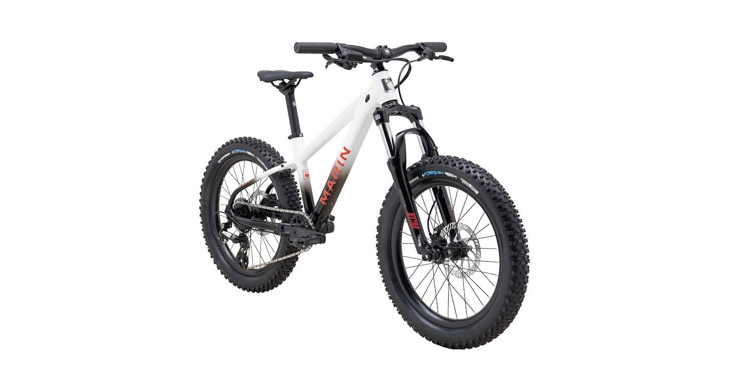Marin San Quentin 20" Hardtail Childrens Mountain Bike - White/Black