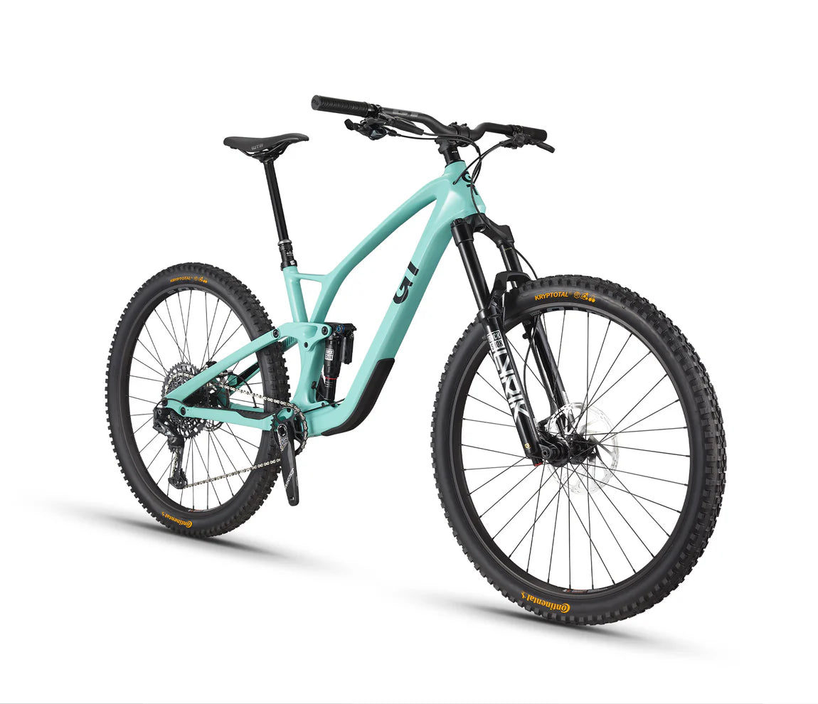 GT Sensor Carbon Pro LE Full Suspension Trail Bike - Sea Green