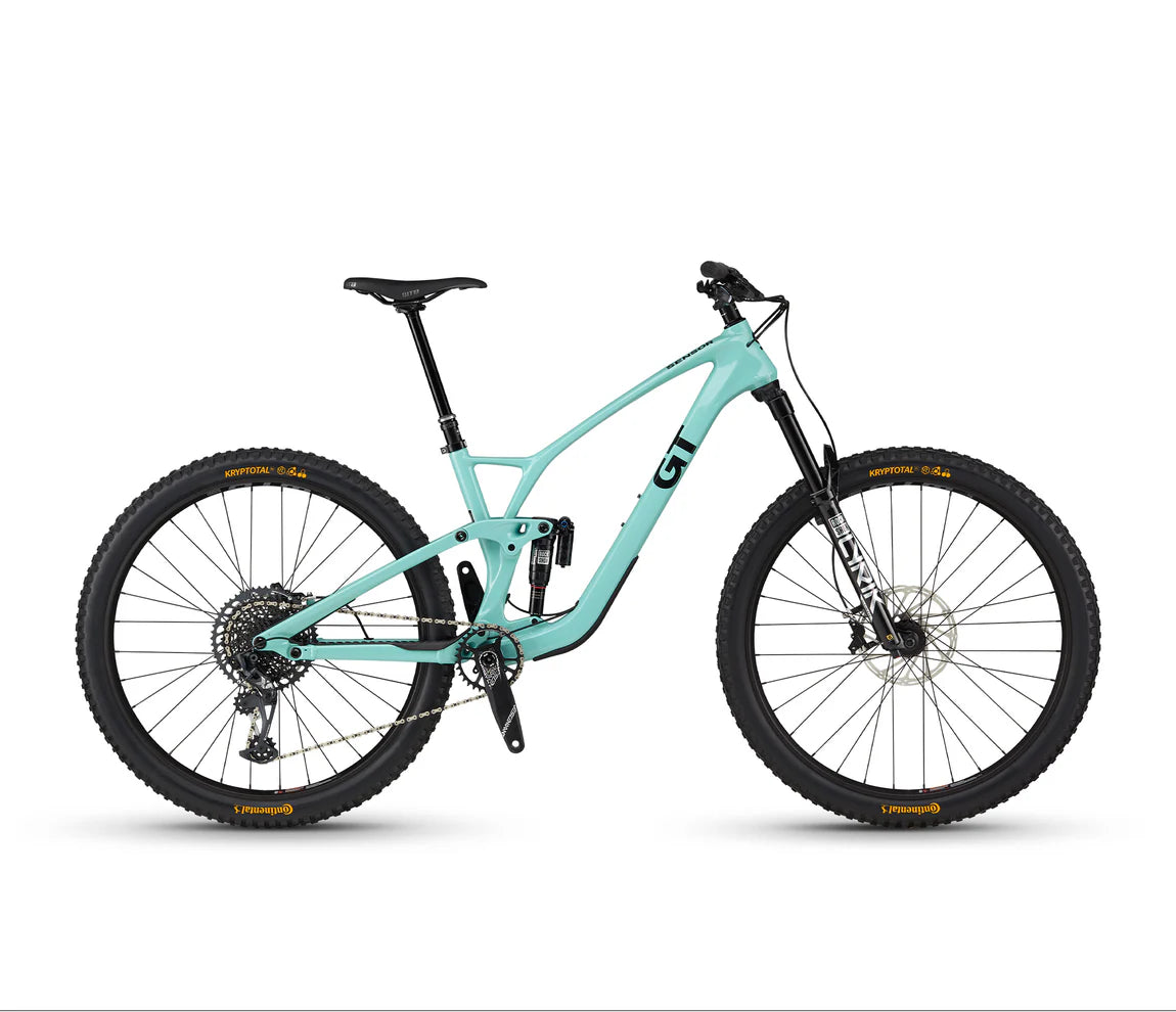 GT Sensor Carbon Pro LE Full Suspension Trail Bike - Sea Green