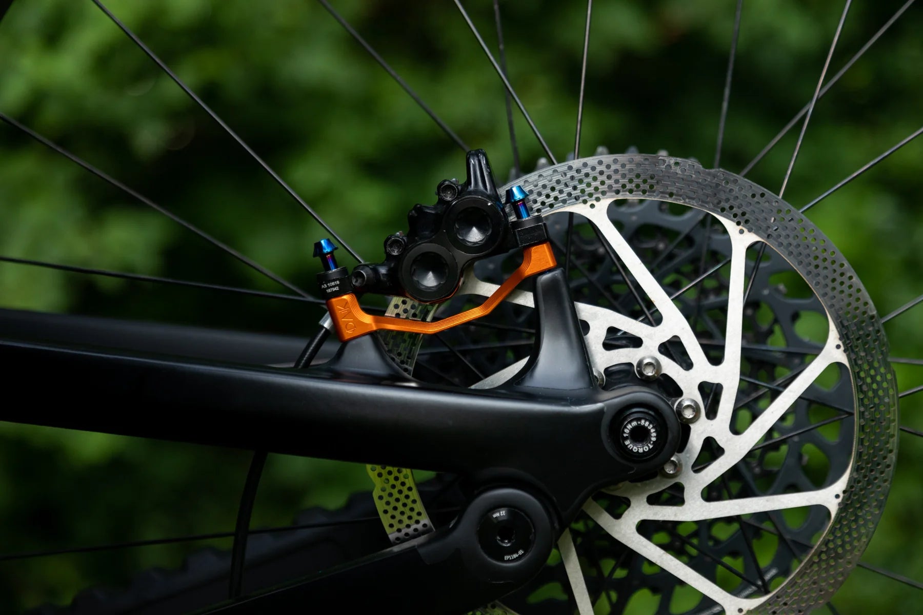 Oak Components Titanium Bolt Set for Brake Post Mount Adapter