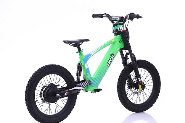 Revvi 18" Plus Kids Electric Balance Bike - Green