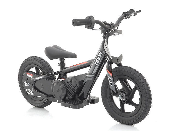 Revvi 12" Kids Electric Balance Bike - Black