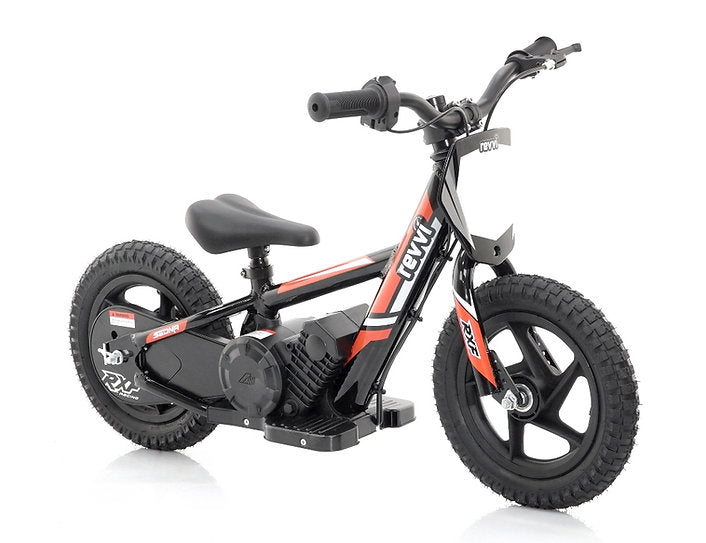 Revvi 12" Kids Electric Balance Bike - Red