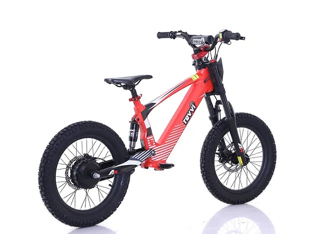 Revvi 18" Plus Kids Electric Balance Bike - Red