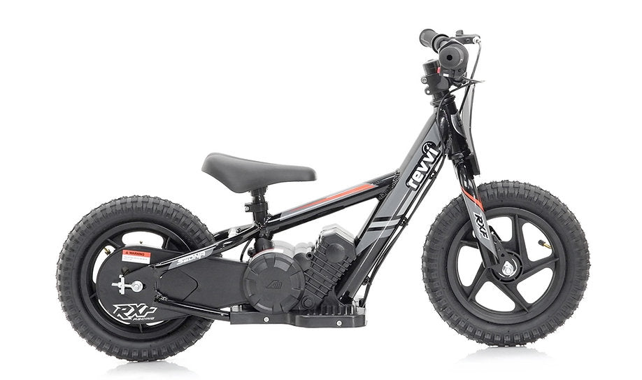 Revvi 12" Kids Electric Balance Bike - Black