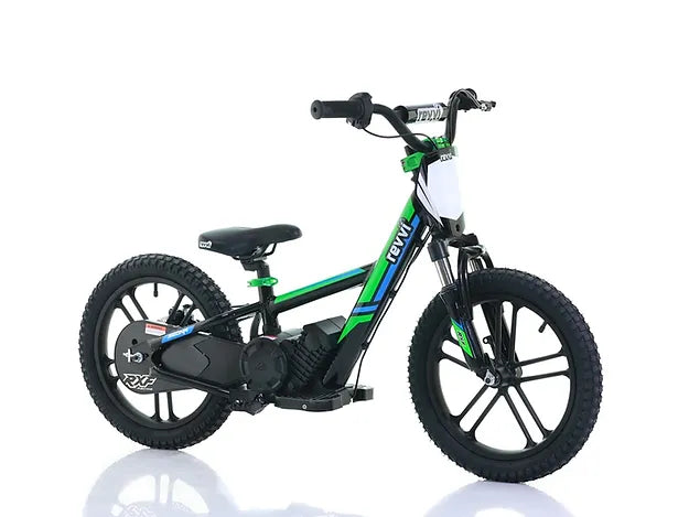 Revvi 16" Plus Kids Electric Balance Bike - Green