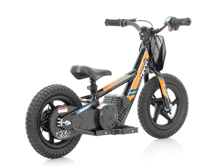 Revvi 12" Kids Electric Balance Bike - Orange