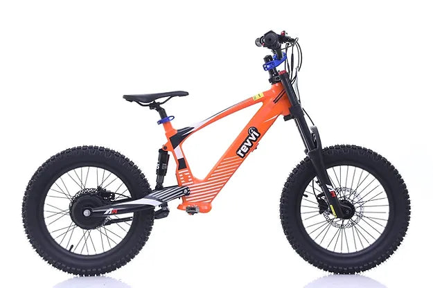Revvi 18" Plus Kids Electric Balance Bike - Orange