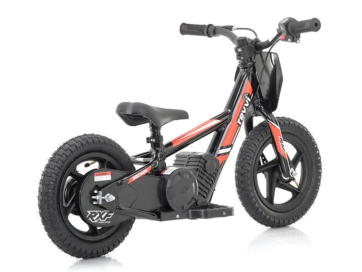 Revvi 12" Kids Electric Balance Bike - Red