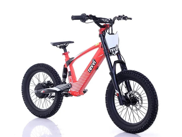 Revvi 18" Plus Kids Electric Balance Bike - Red