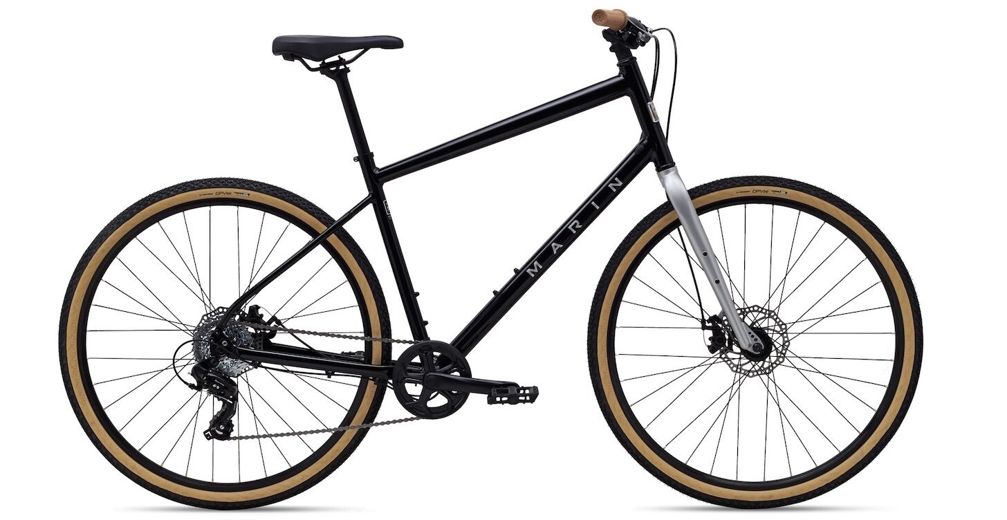 Marin Kentfield 1 Hybrid Bike - Black