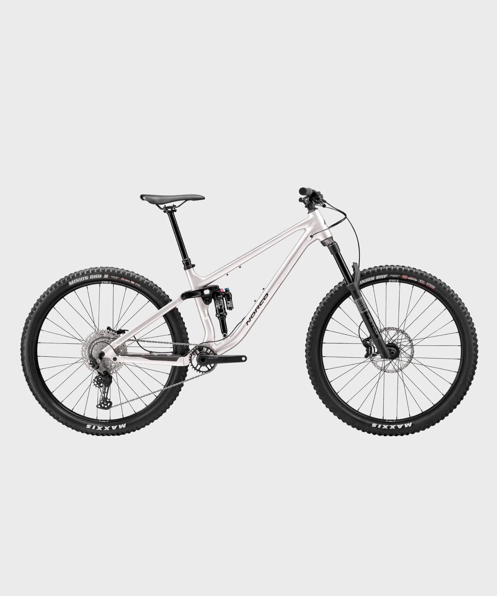 Norco Fluid A2 29" Full Suspension Mountain Bike - Silver