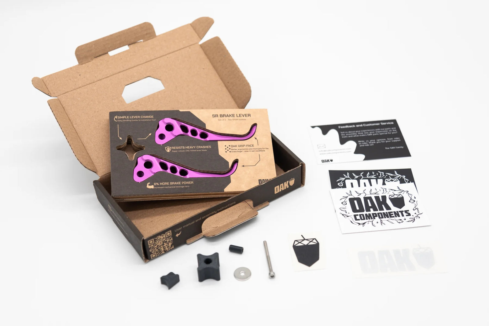 Oak Components SR Brake Lever Blade Set - fits SRAM