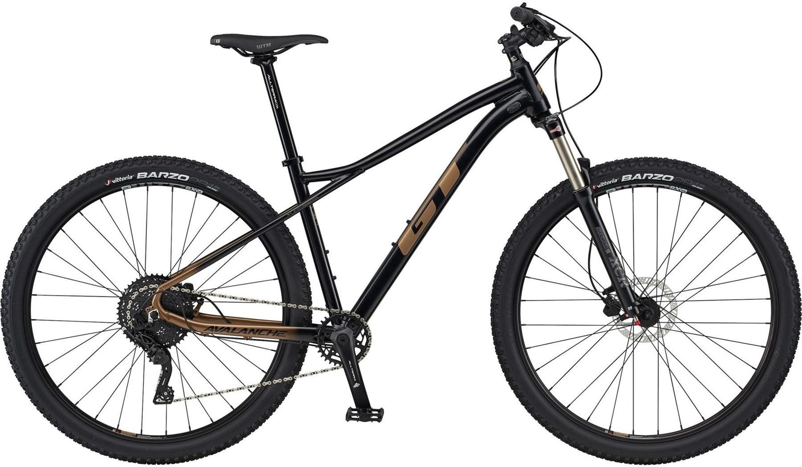 GT Avalanche Elite Hardtail Trail Bike - Black