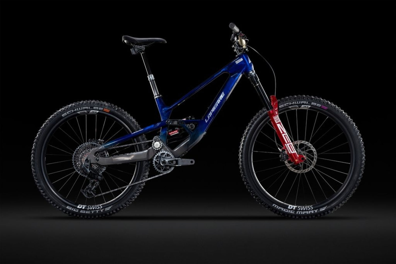 Lapierre Spicy CF Team 2025 Enduro Mountain Bike - Translucent Hex Blue
