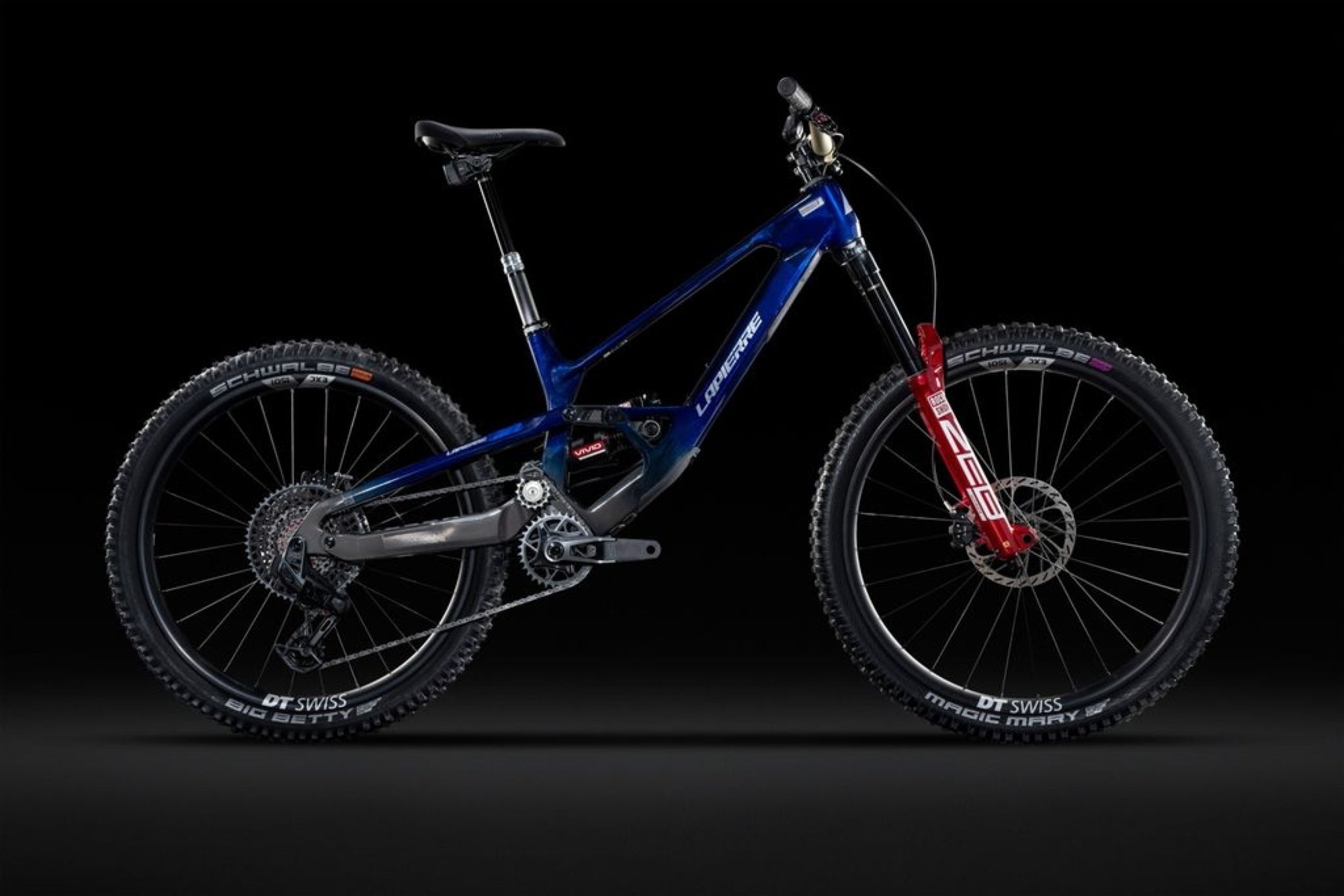 Lapierre Spicy CF Team 2025 Enduro Mountain Bike - Translucent Hex Blue