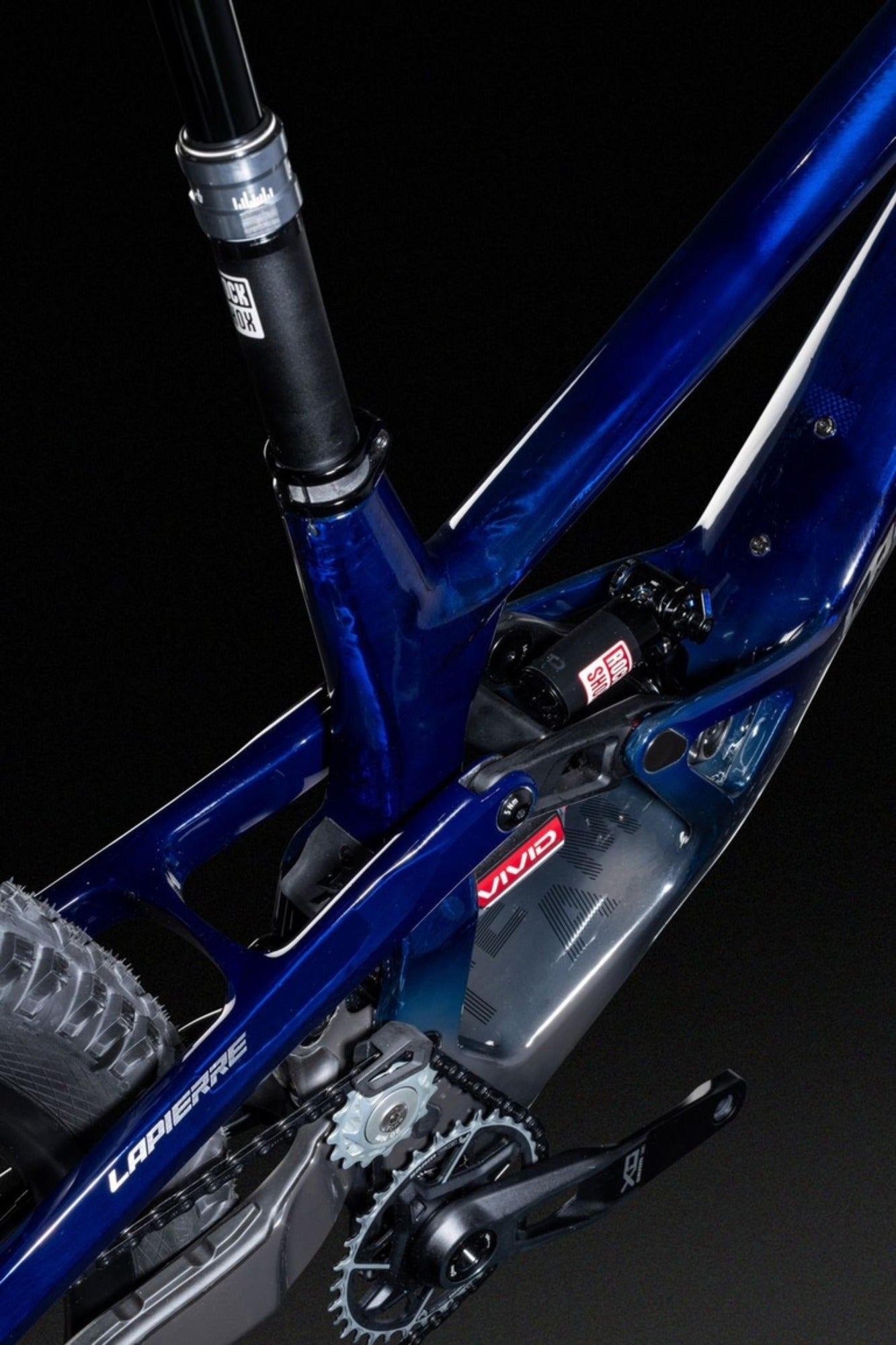 Lapierre Spicy CF Team 2025 Enduro Mountain Bike - Translucent Hex Blue