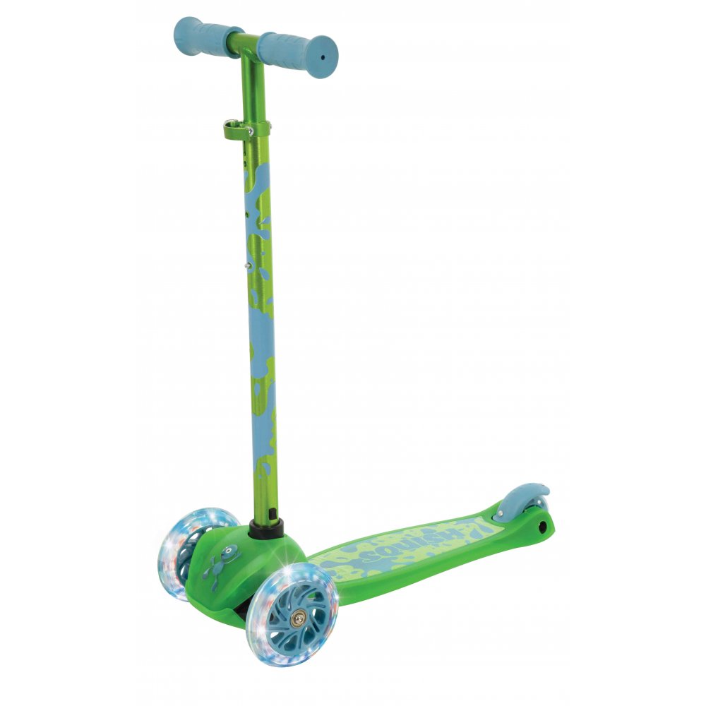 Squish Mini Flex LED Kids Tilt Scooter - Green