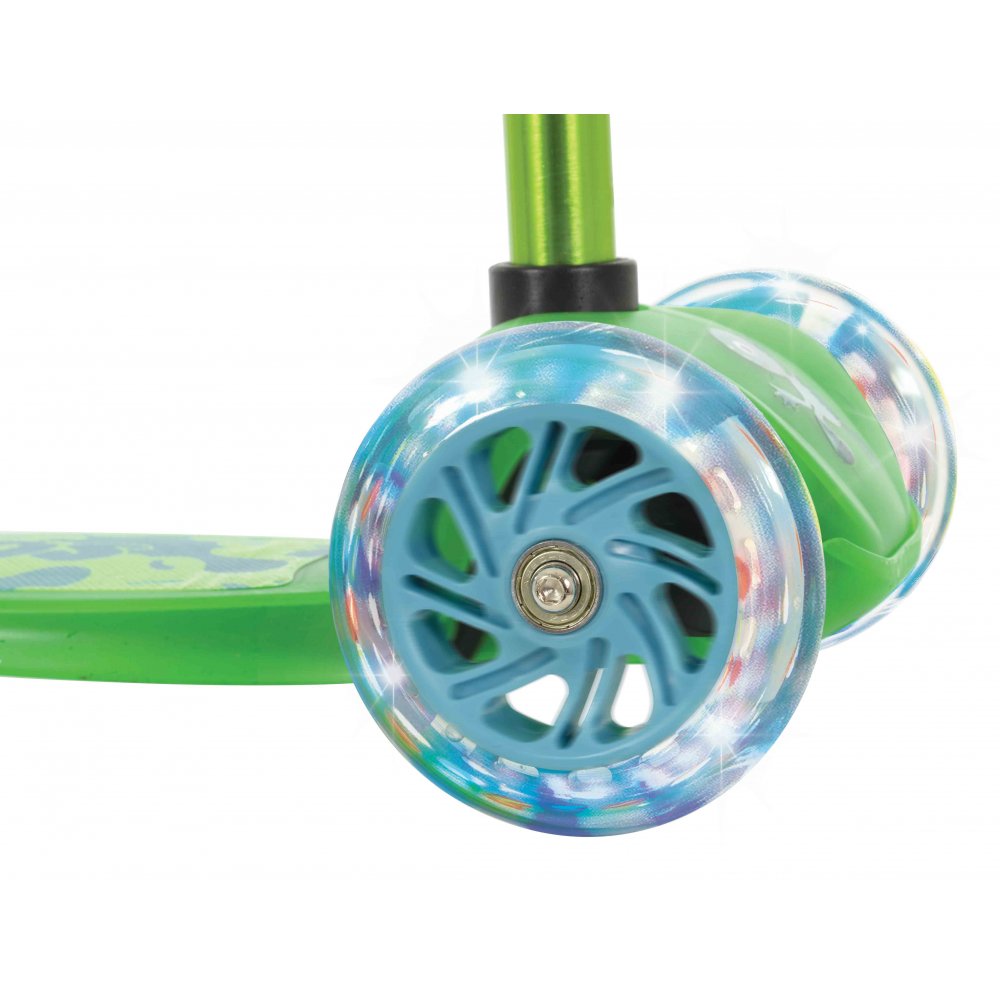 Squish Mini Flex LED Kids Tilt Scooter - Green
